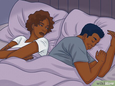 Step 8 You've shared a bed without taking part in any cuddling or holding hands.