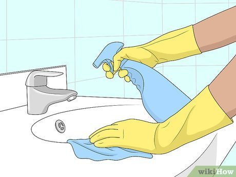 Step 2 Clean your bathroom...