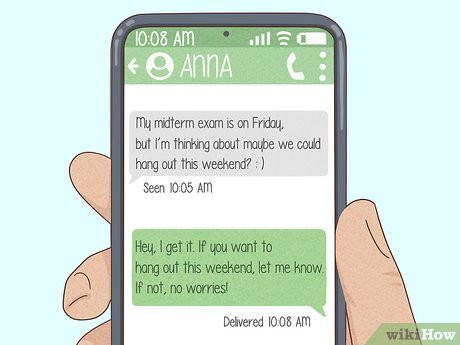 Leave the ball in her court if you're not sure what she's thinking.