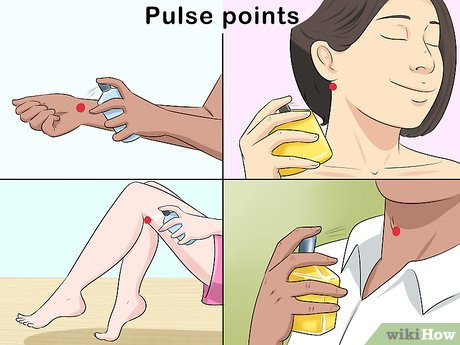 Step 4 Apply fragrance to your pulse points.