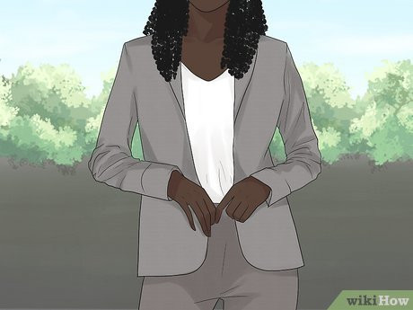 This professional-chic look is perfect for post-work drinks.