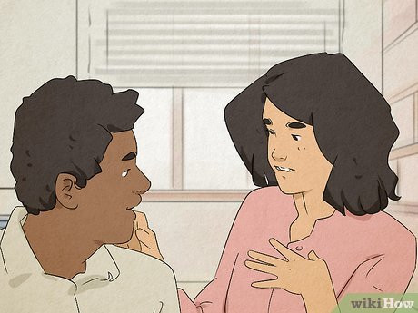 Say that you’re a team and you’ll continue to work on your relationship.