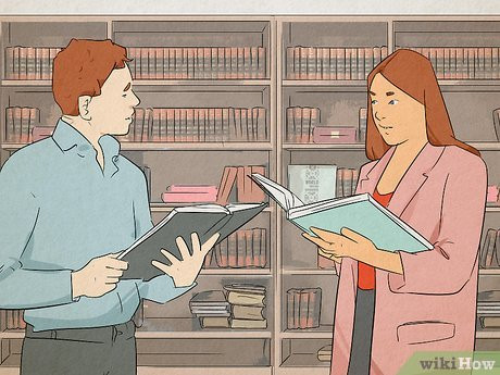 Step 4 Go to a bookstore to meet girls.